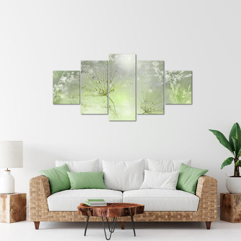 Wandbilder Wohnzimmer XXL Pusteblume Moderne Bild Gräser